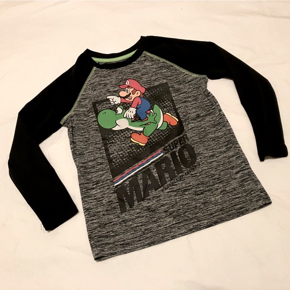 Kids Super Mario long sleeve shirt, Jumping Beans size 6 - Picture 5 of 8